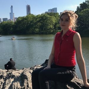 red ralph lauren button up vest collar